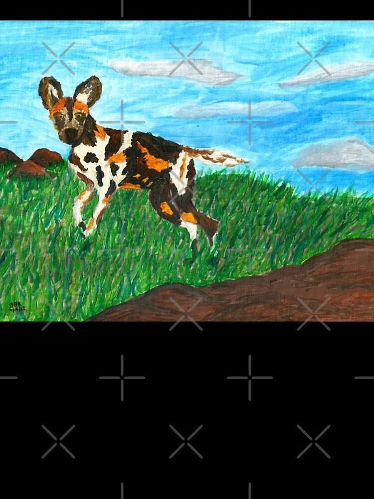 African Wild Dog (Critically Endangered) by ArtbyBrittney