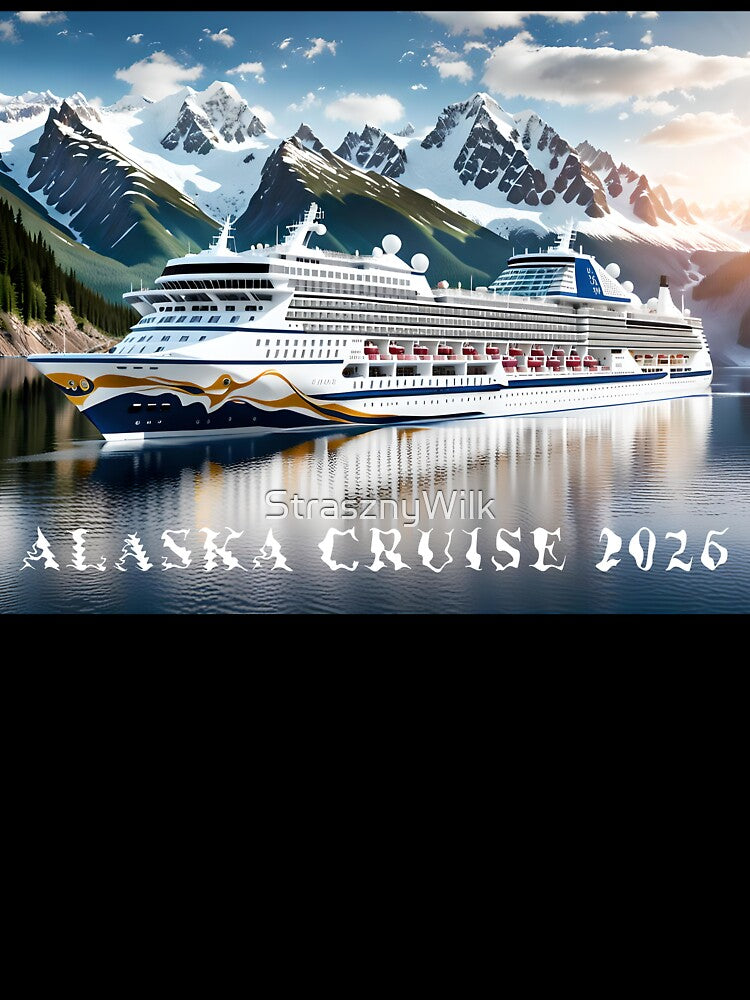 Majestic Alaska Cruise 2026 with Mountain Backdrop by StrasznyWilk