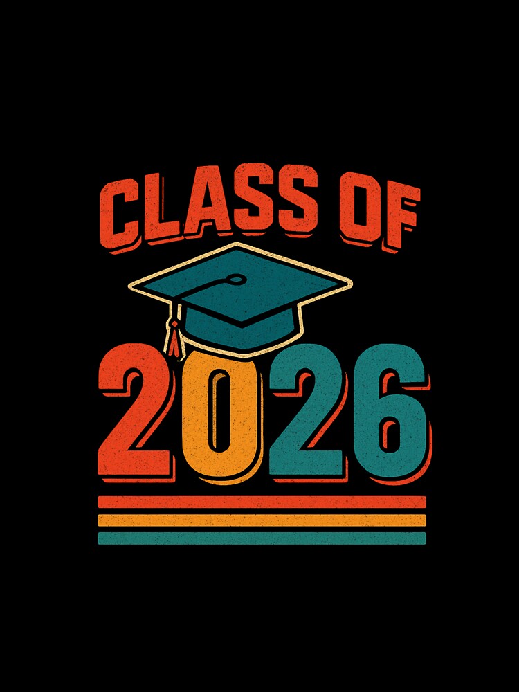 Class of 2026 Retro Graduation Design – Senior Graduate Vintage Style by A1MarketDesigne