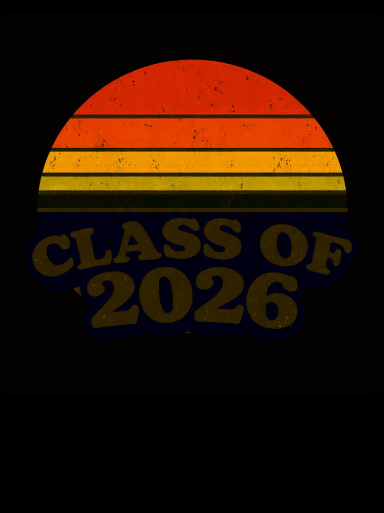 Retro Class of 2026 Senior Year Graduation Sunset by Zek2552
