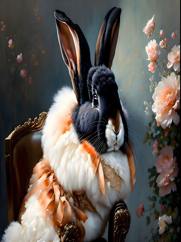 Lord Bunnington Rabbit by @adorcharm Modern & Classic AI Art