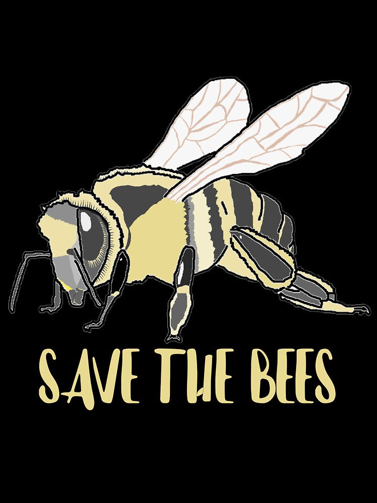 Save The Bees Drawing by RevolutionInPaint