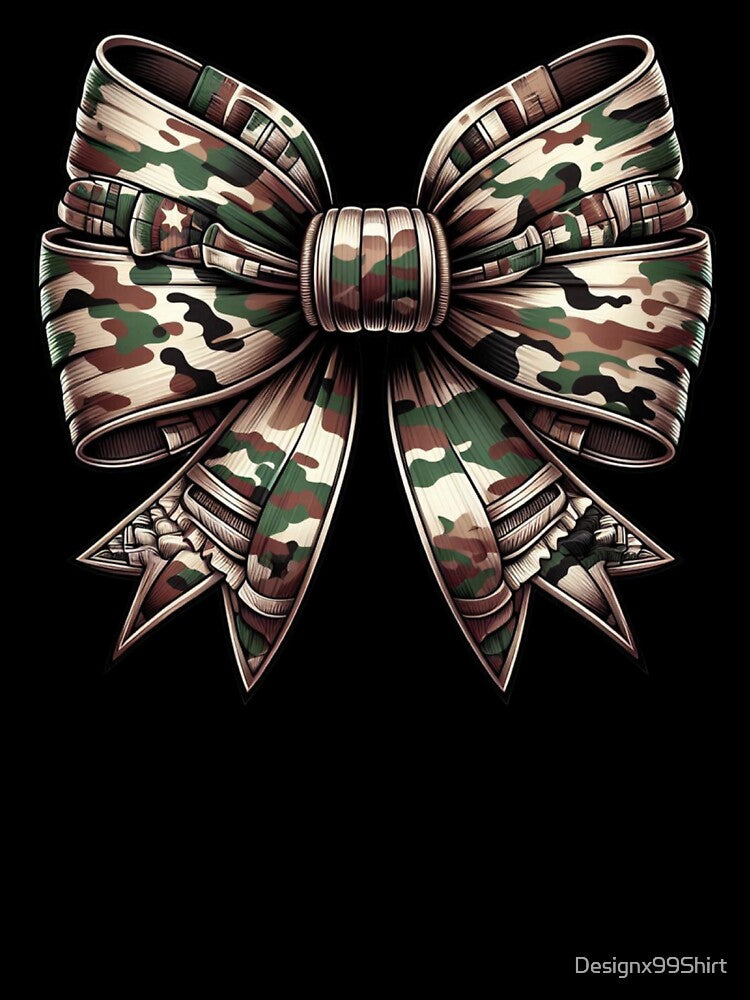 Camouflage Old Camo Coquette Bow Hunting by Designx99Shirt
