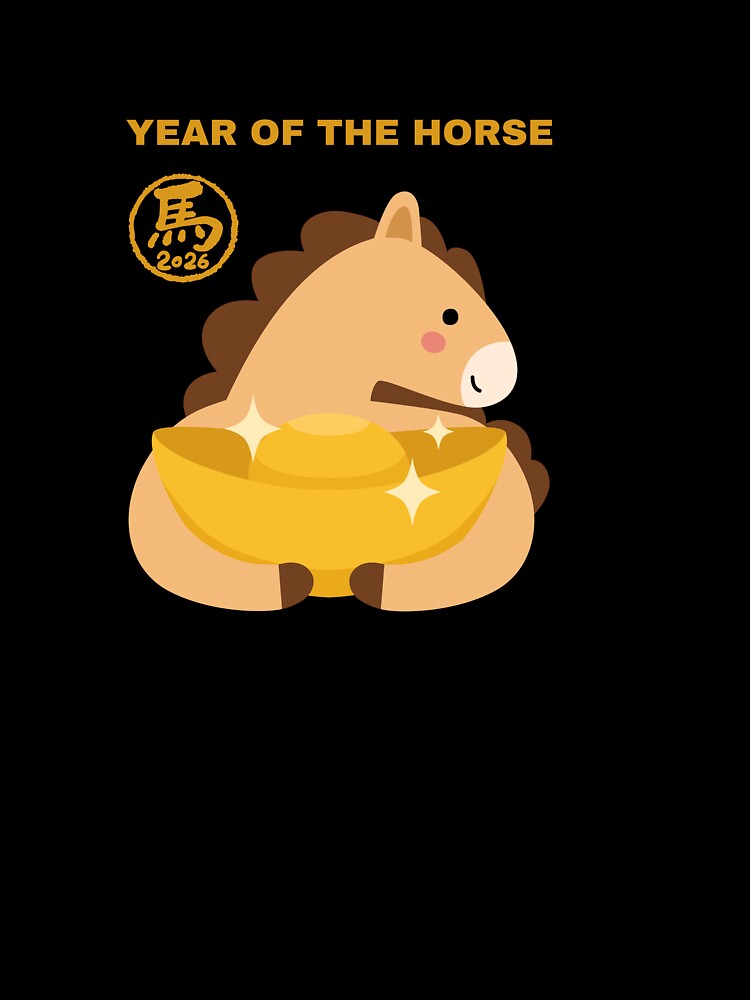Chinese New Year 2026 | Year of the Horse Auspicious and Playful Design by JoyHausCreative