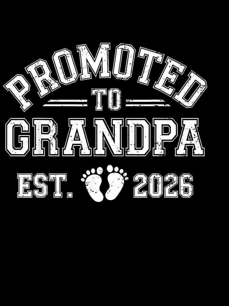 Promoted To Grandpa Est 2026 From New Mom Dad Fathers Day by yartyartyart