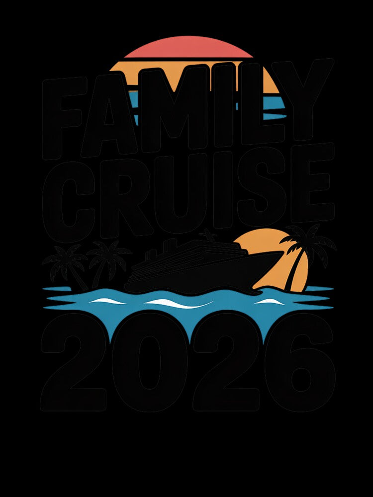 Family Cruise 2026 Shirt – Tropical Cruise Vacation Tee – Family Trip Matching Outfit by What a cute-Tee