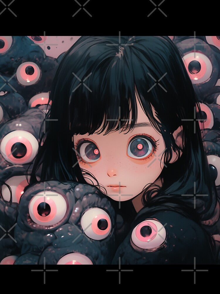 Eerie Monster Anime Girl by bubblegoth