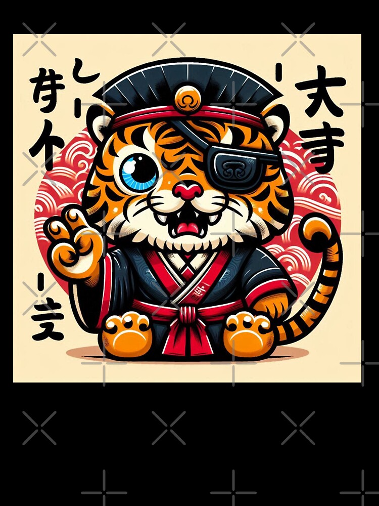 Indochinese Tiger – Majestic Wildlife Art – Endangered Beauty by EuropeanPrints