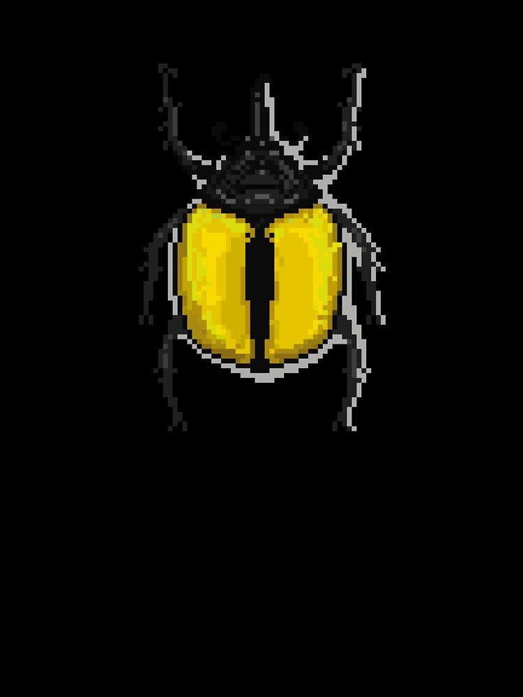 Pixel art beetle nº 56 by Kanistamps