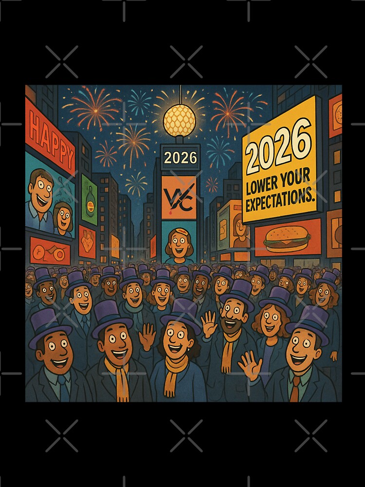 Happy New Year Lower Your Expectations by Wildched Artistry