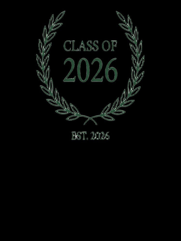 Class of 2026 Minimalist Laurel Wreath Graduation by gvstyle