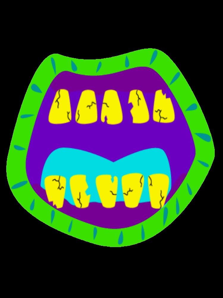 zombie mouth monster design by LacavernePV
