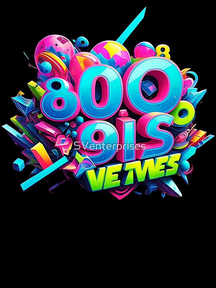 Colorful 80s Retro wave by SVenterprises