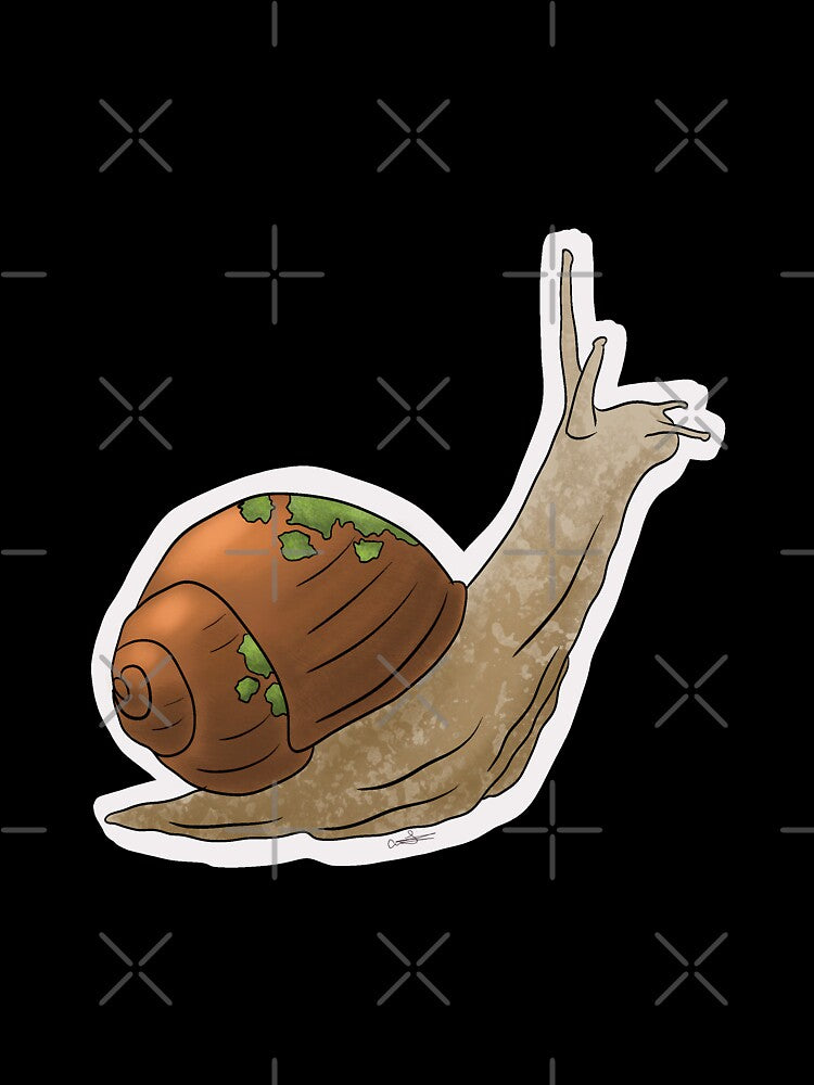 Mossy Snail by Corissa Livingston