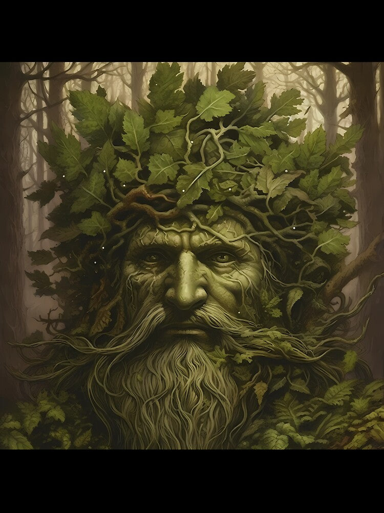 The Green Man protects nature by Karl Aldinger