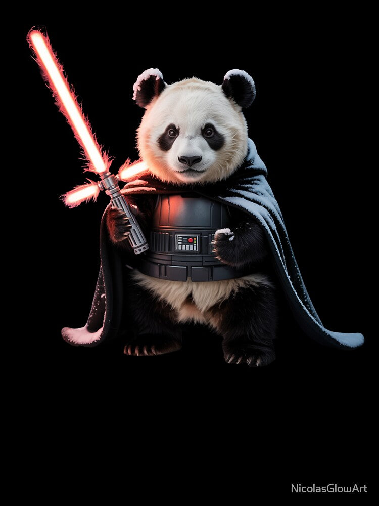 Panda Ren with Lightsaber by NicolasGlowArt