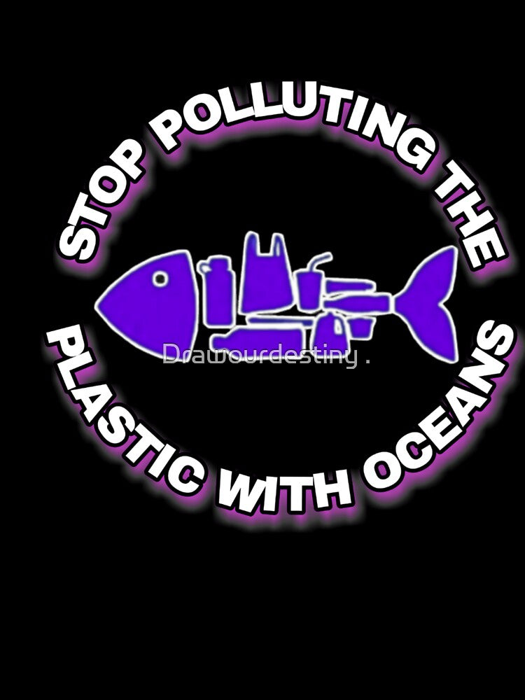 Stop polluting oceans with plastic by Drawourdestiny .