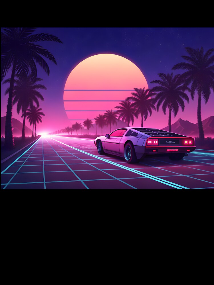 Neon Sunset Drive by FluffyPeels