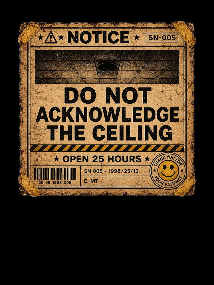 Do Not Acknowledge The Ceiling | Weirdcore Liminal Horror Warning by Open25Hours