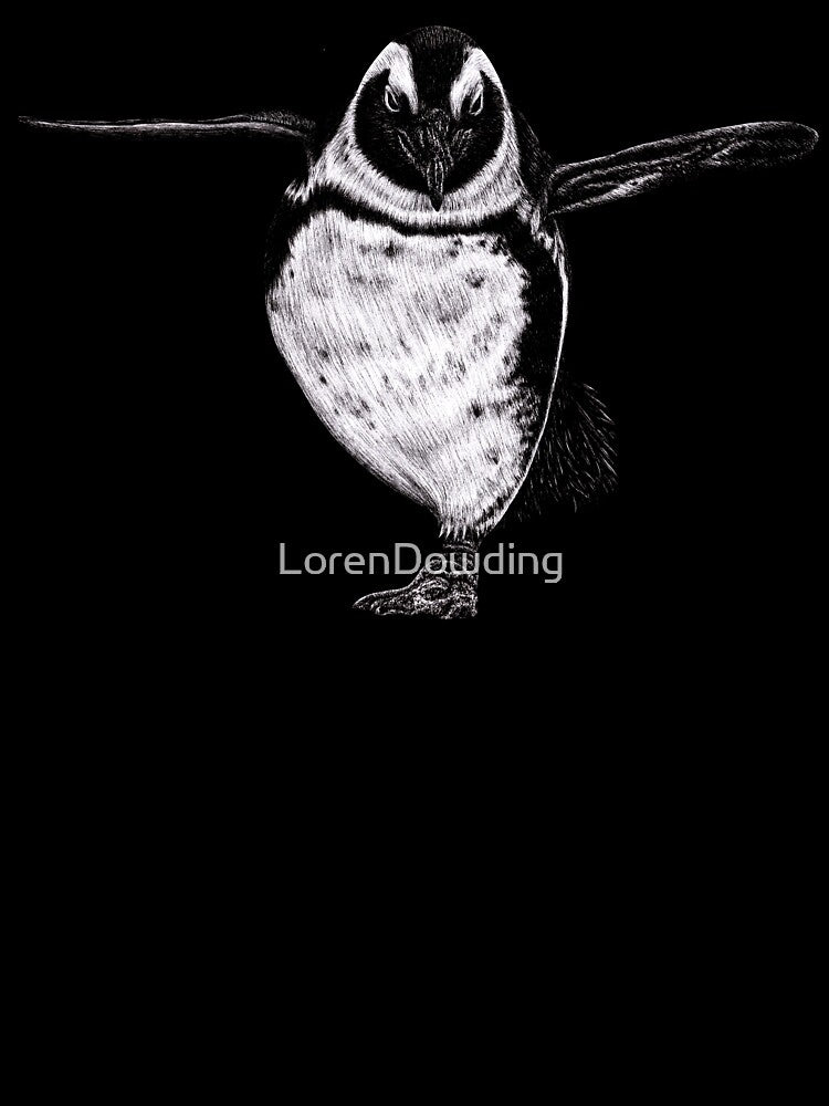 African penguin stretching by LorenDowding