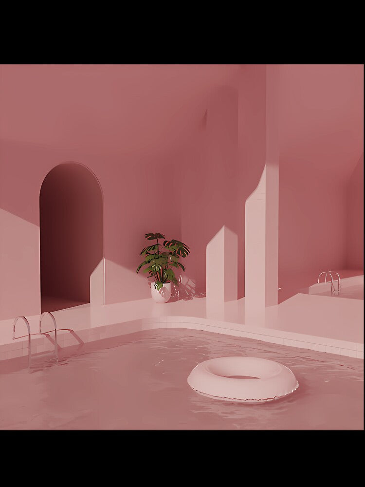 Pink Pool Liminal Space by caenpparpdp30
