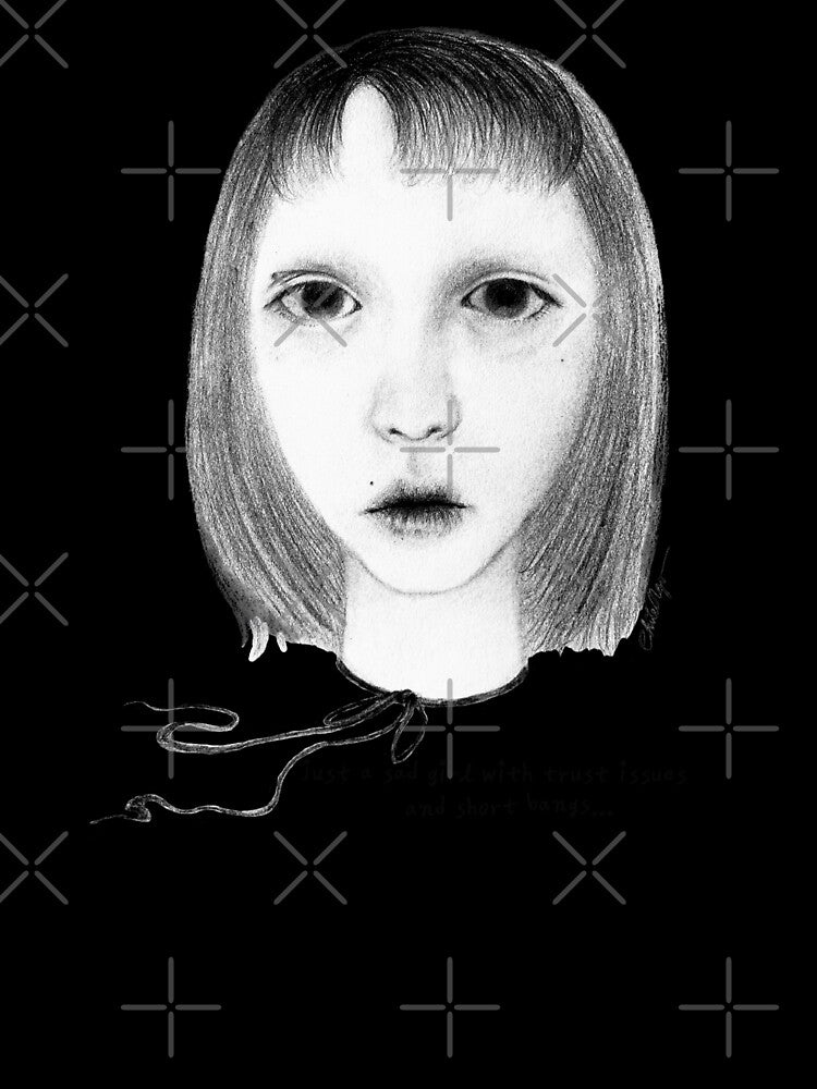Just A Girl With Trust Issues and Short Bangs - "My Folly" by Chilli_Paints