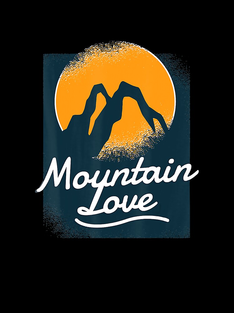 Mountain Love Climbing Bouldering Free Climbing Retro by Jutisi