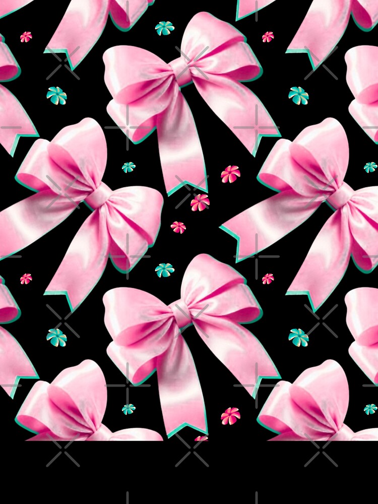Pink Coquette Bow Pattern by HopeAndHustle