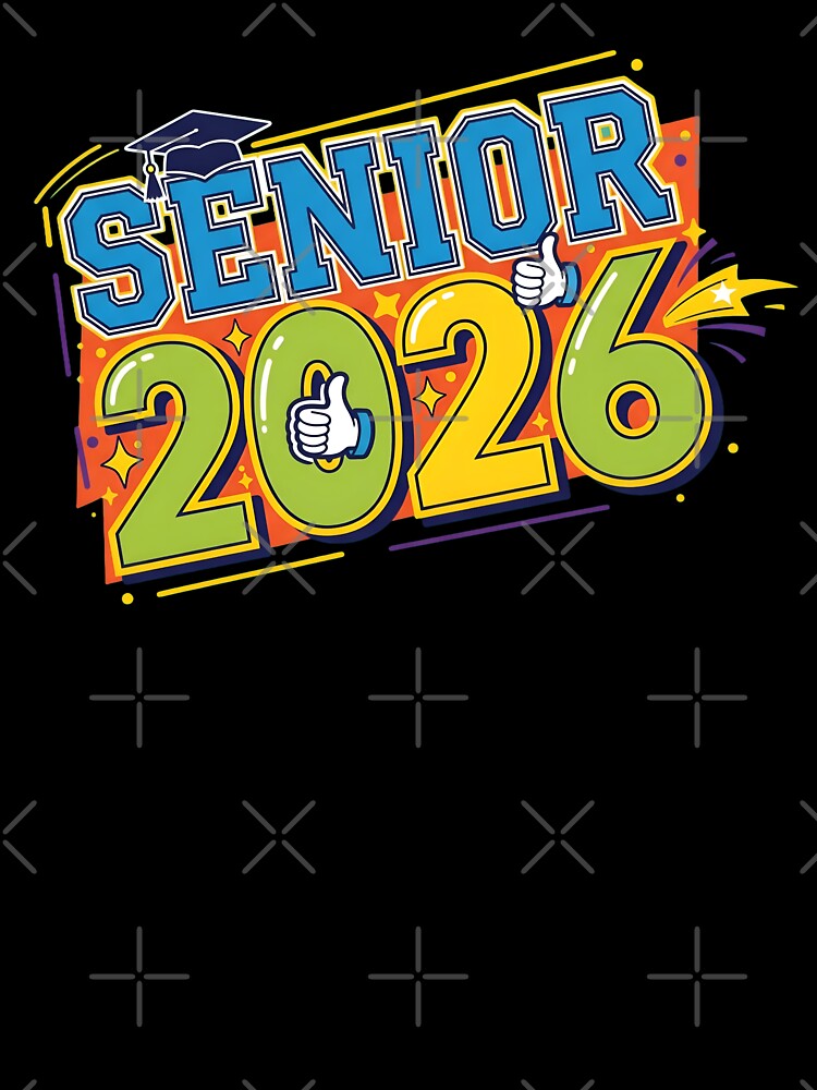 Senior 2026 – Colorful Celebration of Graduation Year Class of 2026 by Imaginationbeyond