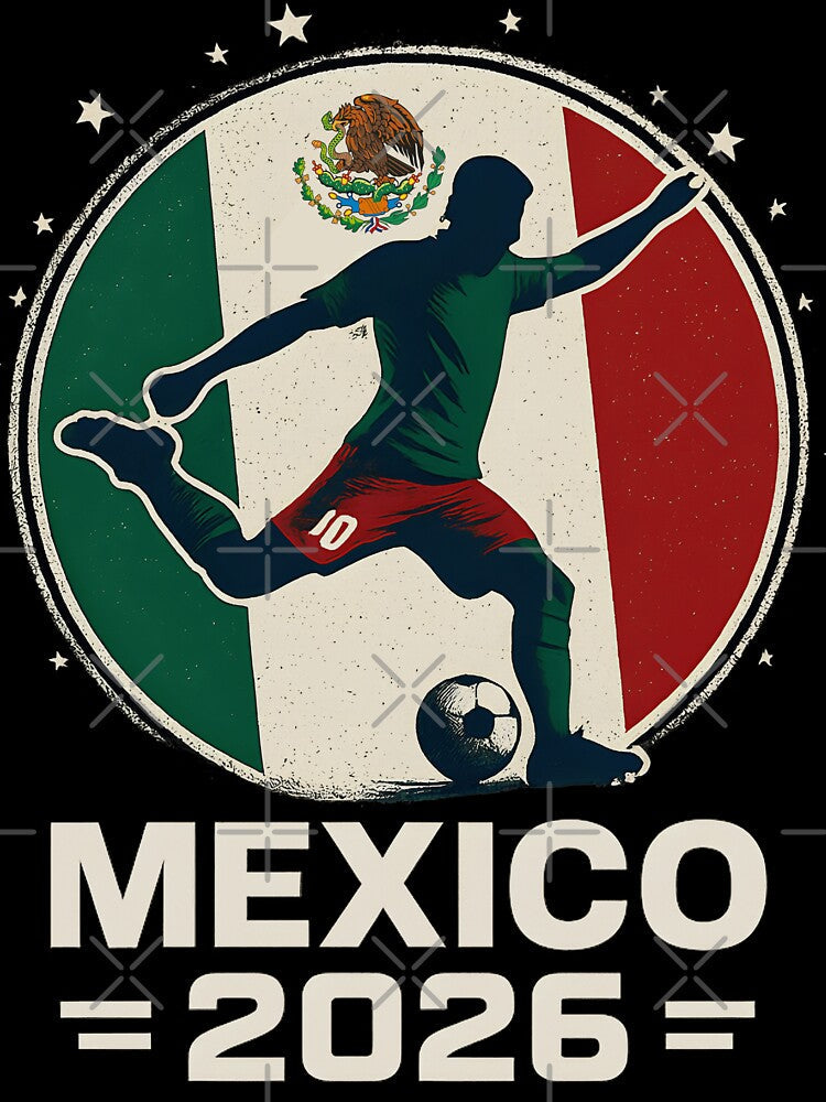 Team Mexico Flag Soccer Player 2026 by legendaryskins