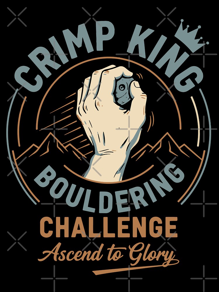 Crimp King Bouldering Challenge Ascend to Glory by LuminOrb