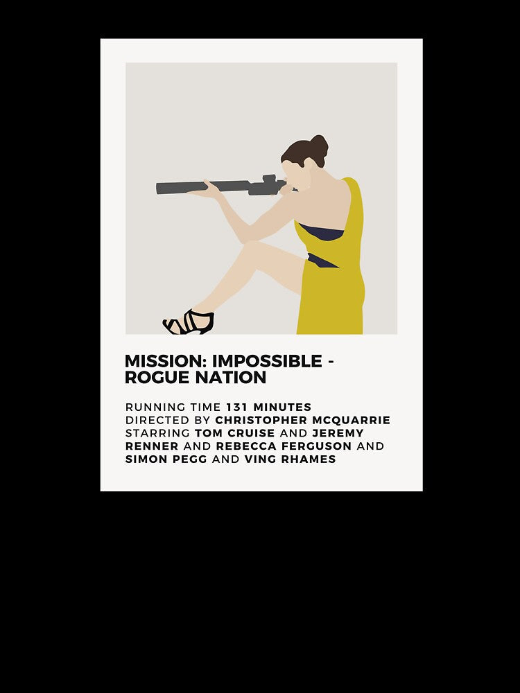 Mission Impossible Minimalist Poster by honeydesigns