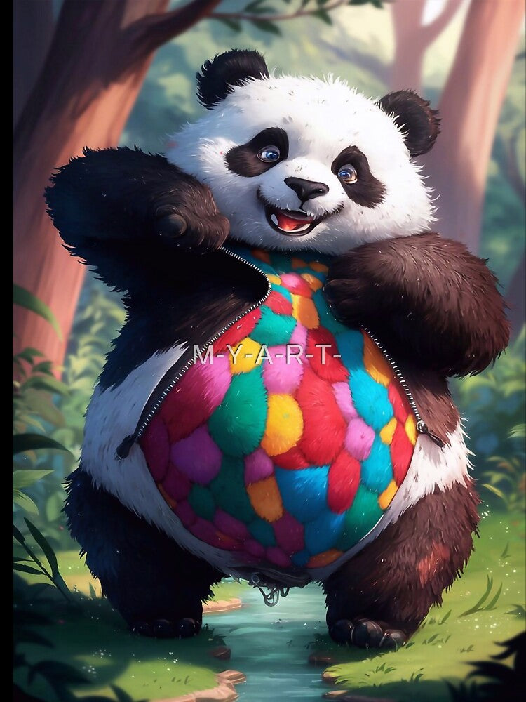 Happy panda by M-Y-A-R-T-
