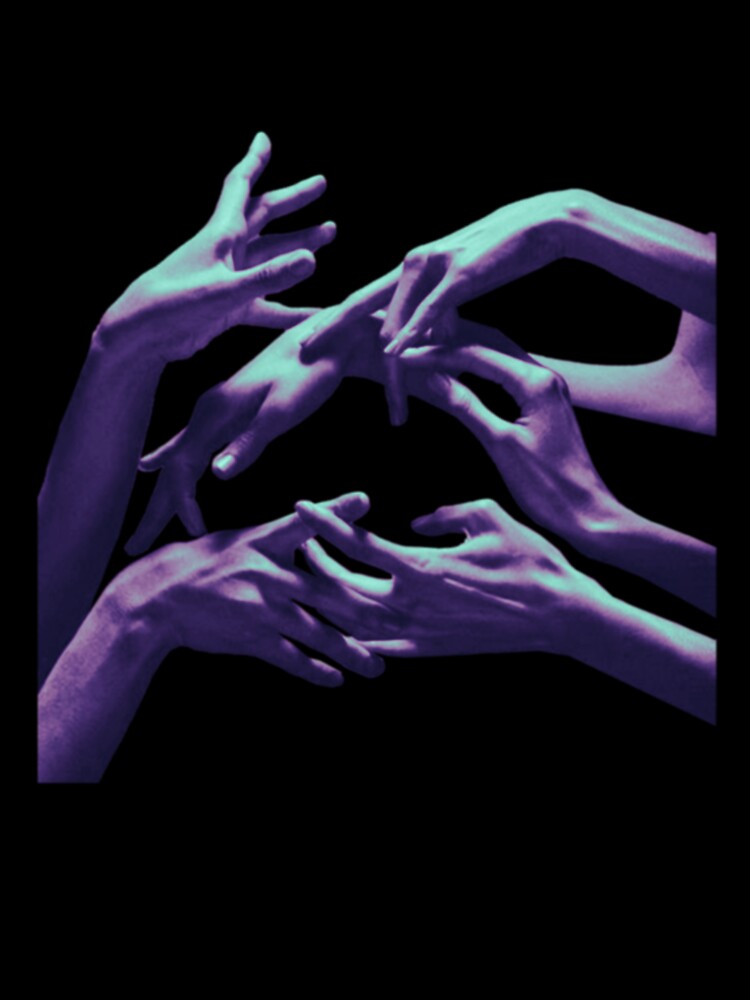 Connecting hands together t-shirt, connecting hands art, connecting hands stickers by Cici-Chan