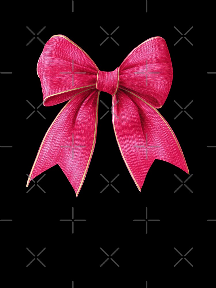 Bright Pink bow by MendaciousMina