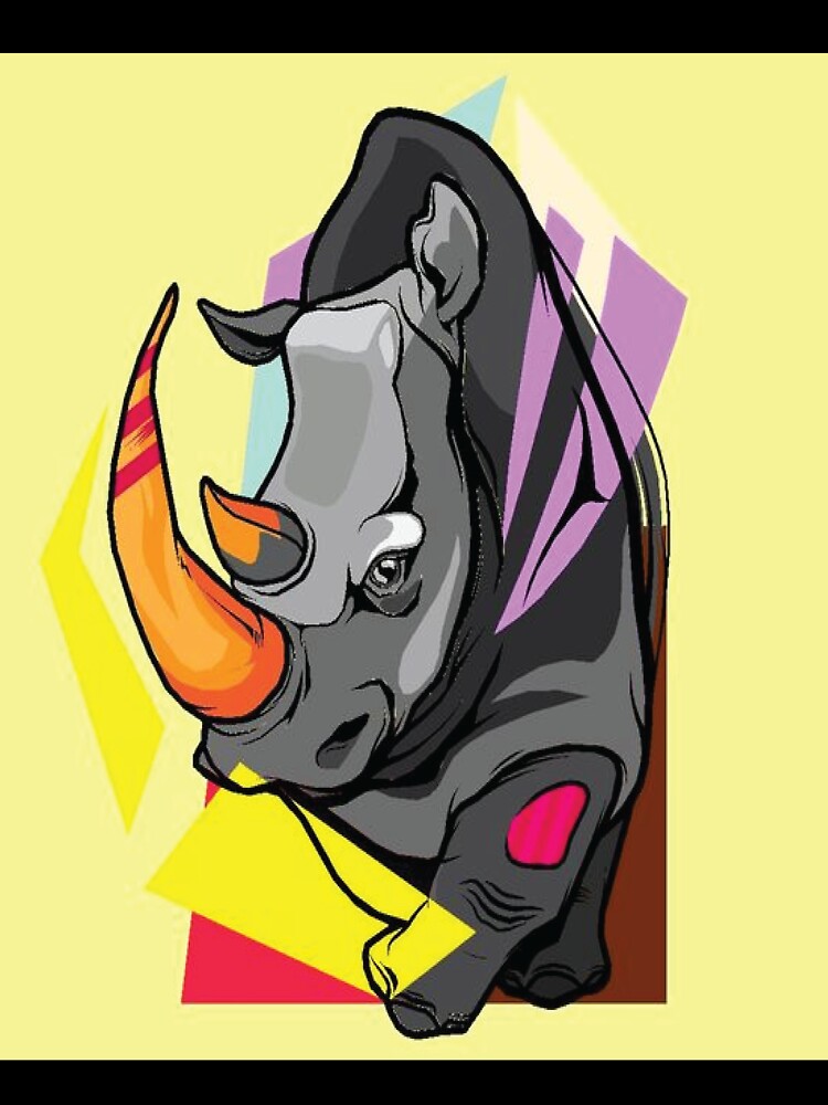 Abstract Rhino Graphic Design by SuirerAchelle