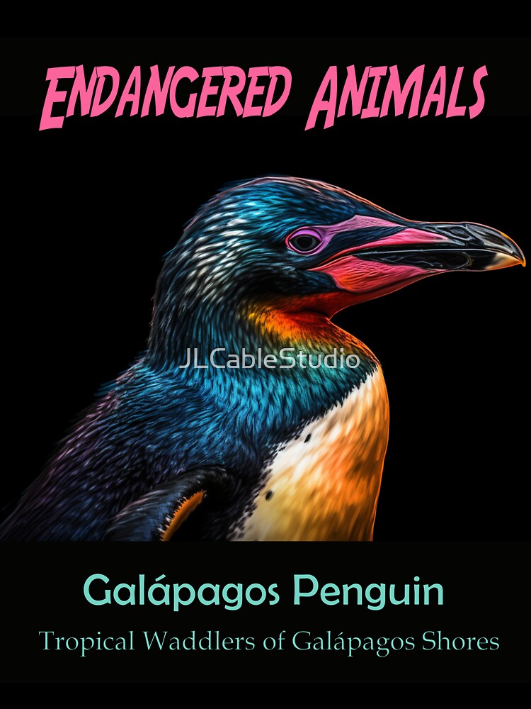 Galápagos Penguin: Tropical Waddlers of Galápagos Shores by JLCableStudio