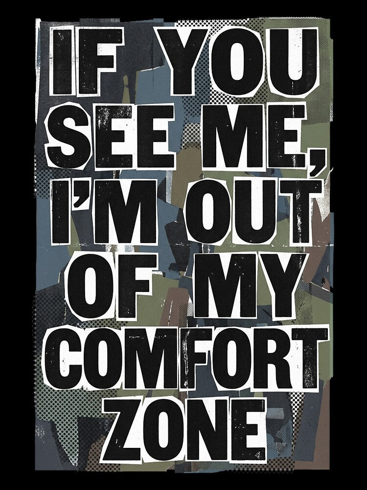 [TEXT ONLY] No.3: Out Of My Comfort Zone Funny Introvert by NO BEAVER NO PUNK