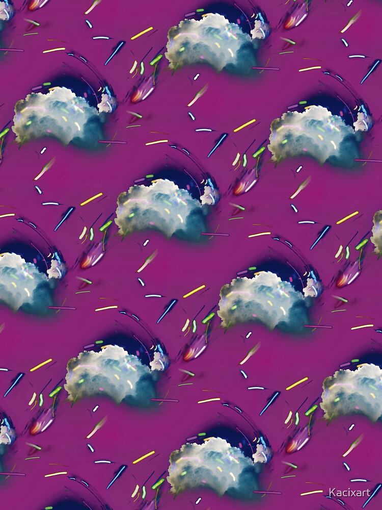 Colorful Cloud Summer Pattern by Kacixart