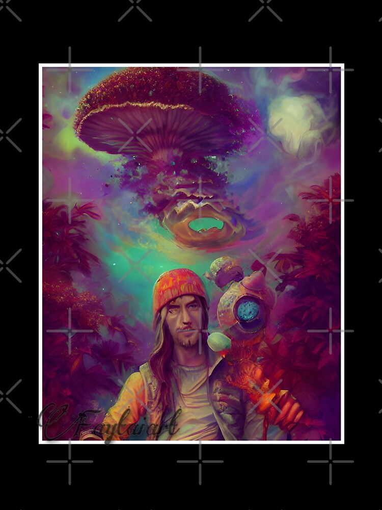 Hippie man vibin by Faytaiart