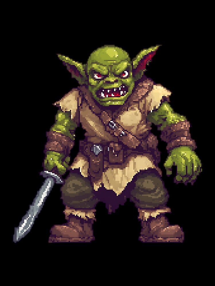 Pixel Art Goblin by bapupa