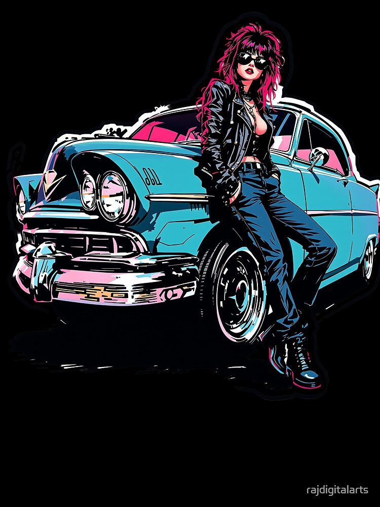 punk girl sticker by rajdigitalarts