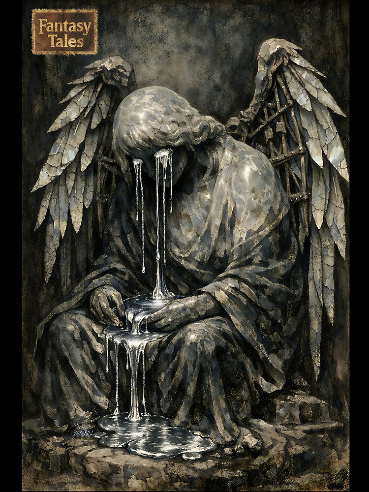The Mercury Weeper - Dark Fantasy Hollow Angel by bapupa