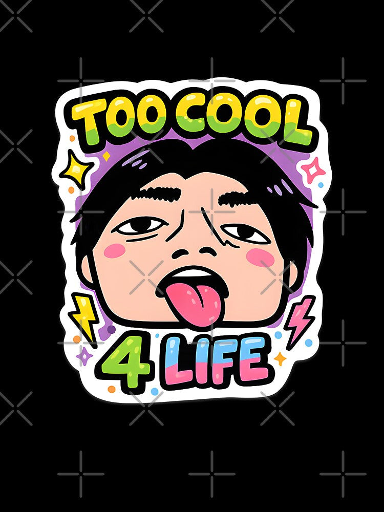 Too Cool For Life Funny Anime Face by Trymeup