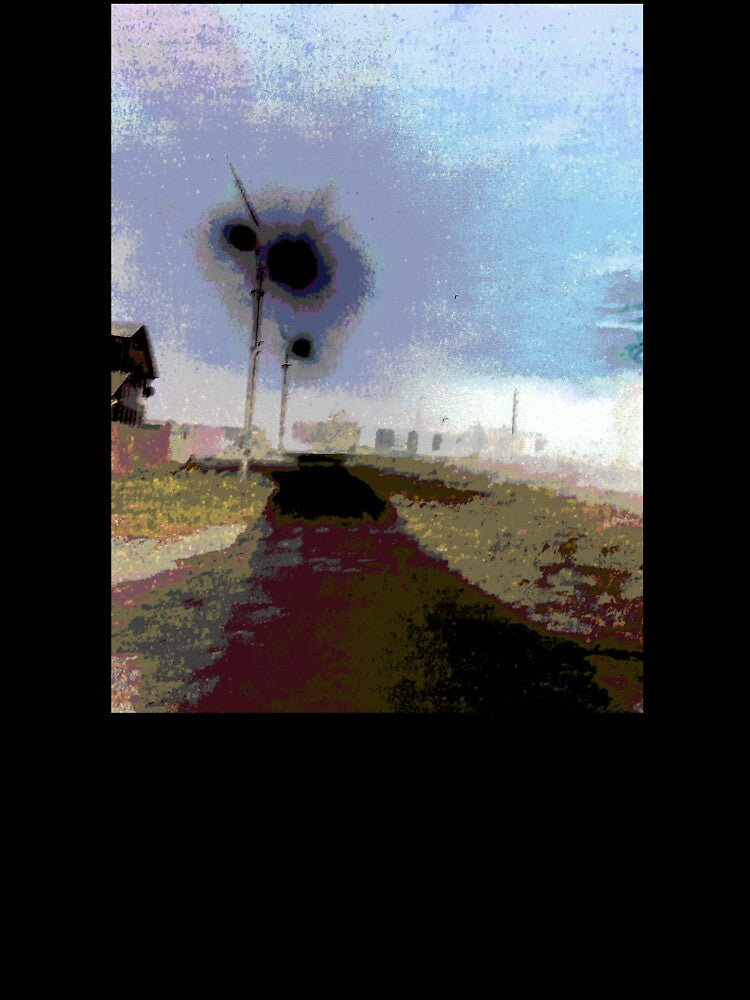 Weirdcore Liminal Space - Dark Unnamed Road by MusicArtAndGrind