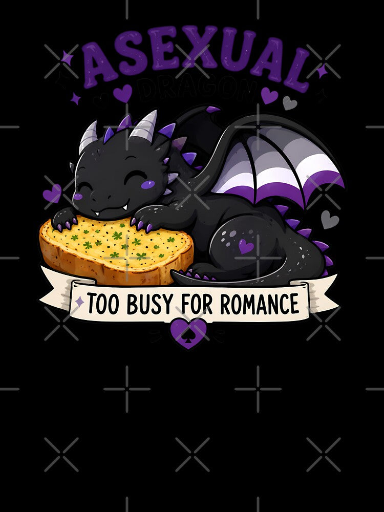 Asexual Dragon | Pride Creatures Collection | LGBTQ Mascots | Emotional Support Animals | Cute Queer Stickers by VectorJoy