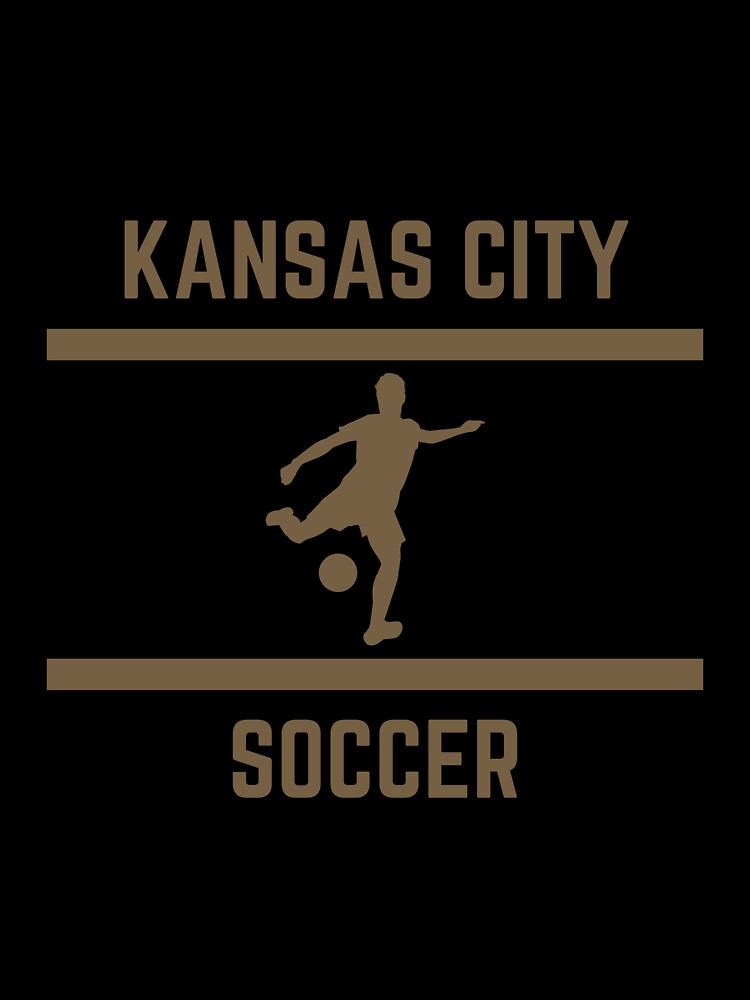 Gold Color Kansas City Soccer by IssaraStudio