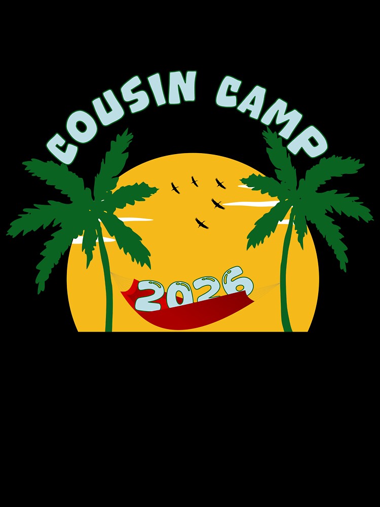 Cousin Camp 2026 – Sunset Family Trip & Reunion Theme Design by PixelWaveBD