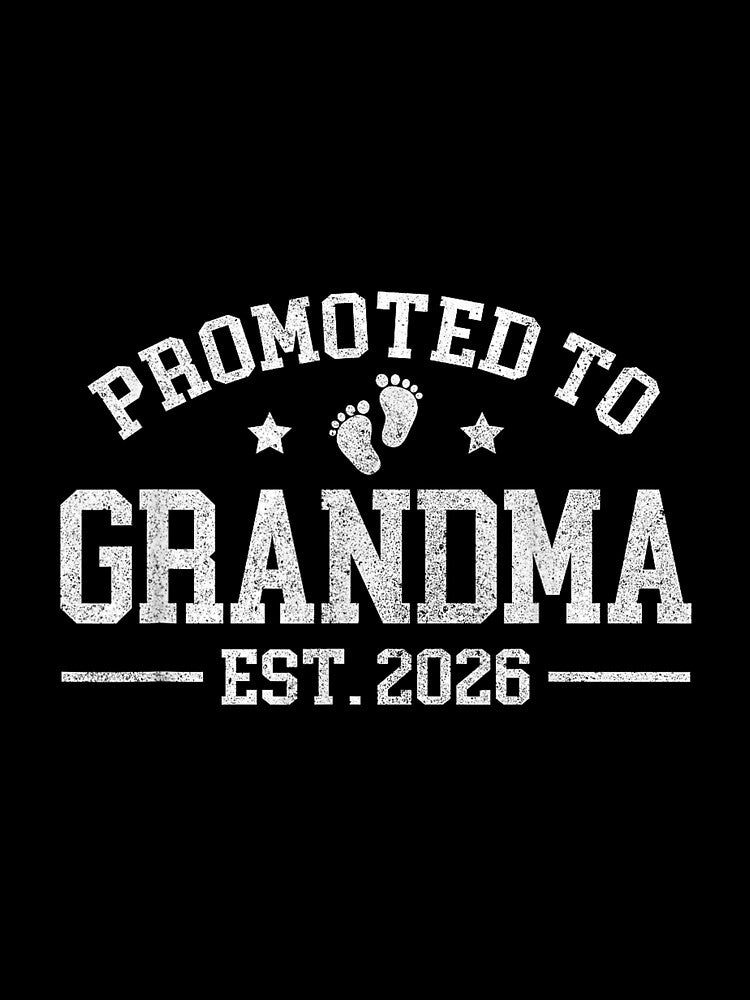 Promoted to Grandma est. 2026 Grandparents Baby Announcement by mjohnson9