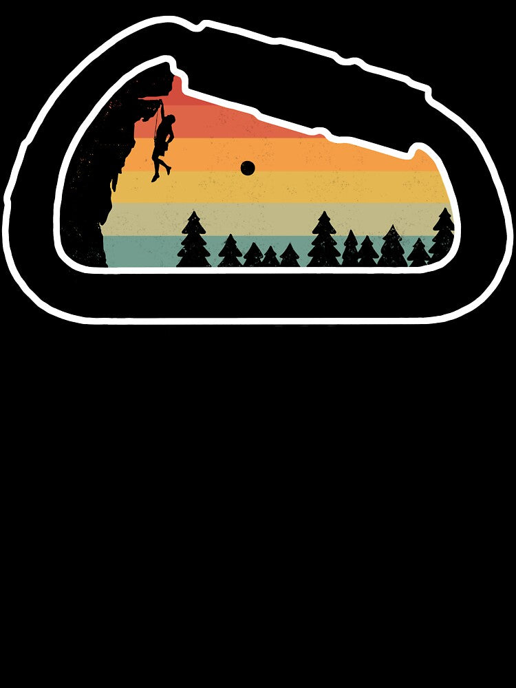Vintage Rock Climbing Mountain Bouldering Design by GetGoodFit